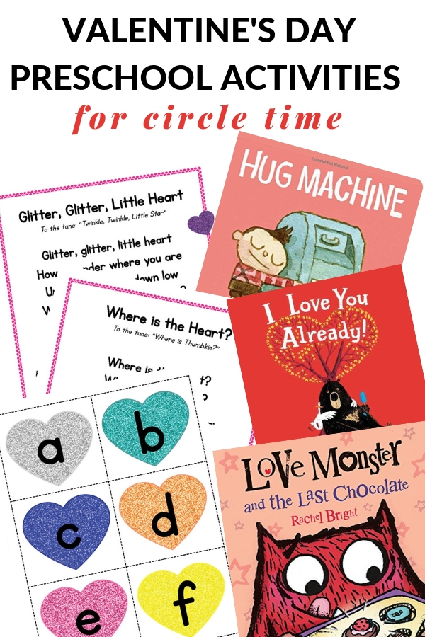 Preschool Valentine's Day Activities for Circle Time