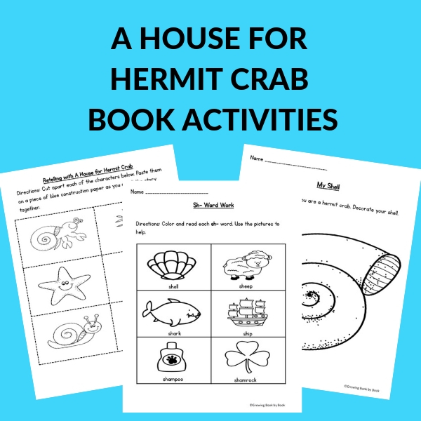 A House for Hermit Crab printable activities