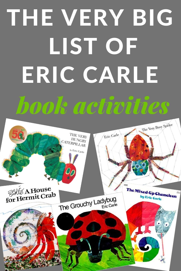 Eric Carle activities for many of his books