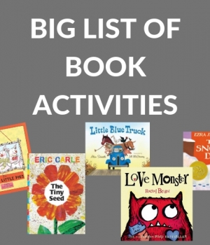 A big collection of children's books and book activities to go with each title.