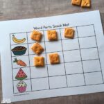 4 Printable and FREE Early Literacy Snack Mats