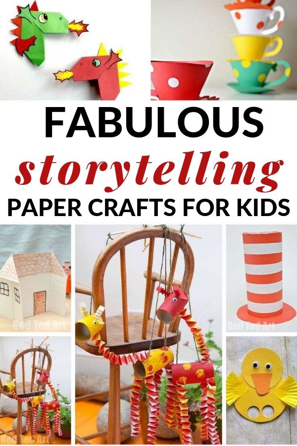 paper crafts to go with children's books