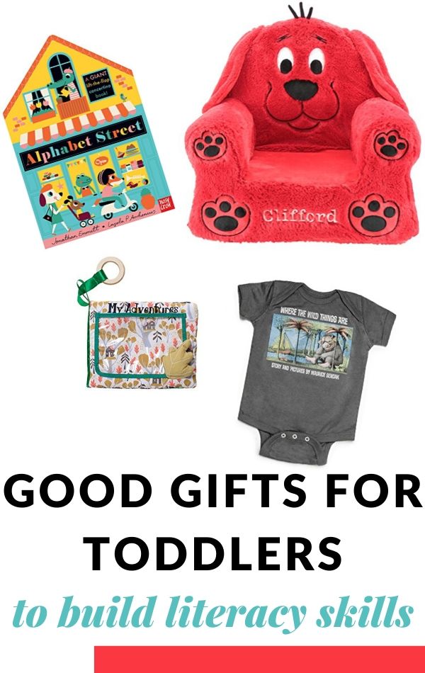 GIFT IDEAS FOR TODDLERS INCLUDING BOOKS AND LITERACY ACTIVITIES