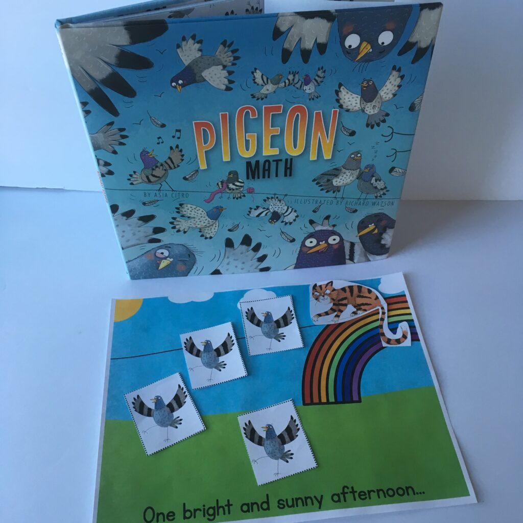 printable activities for Pigeon Math book