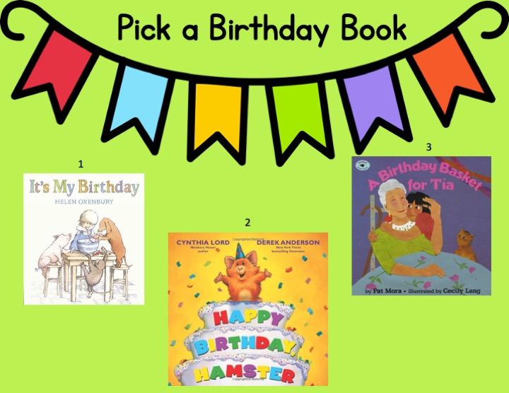 celebrating birthdays online with books
