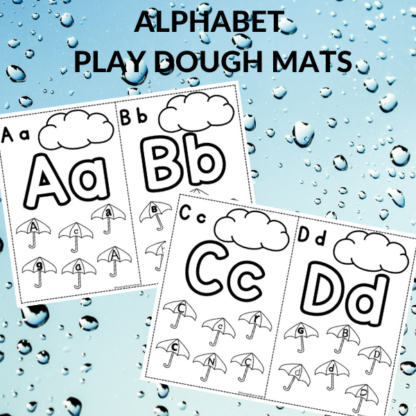 play dough mats for abc practice