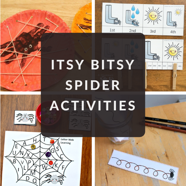 ACTIVITIES TO DO WITH THE ITSY BITSY SPIDER SONG