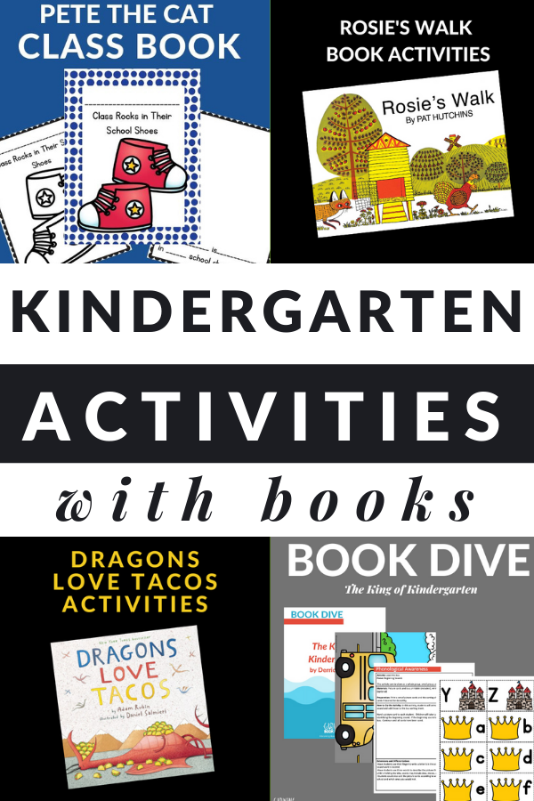 book activities for kindergarten