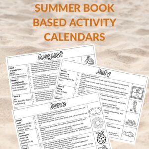 summer reading calendars
