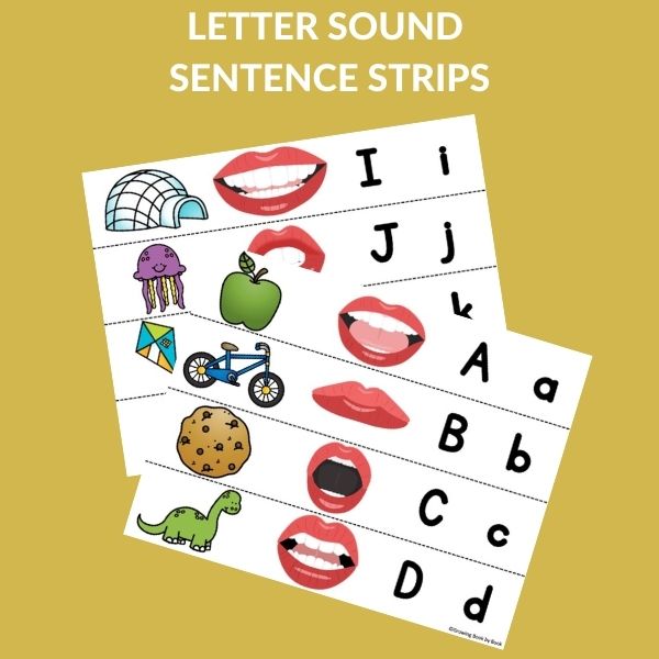 POCKET CHART SENTENCE STRIPS FOR LETTERS AND SOUNDS