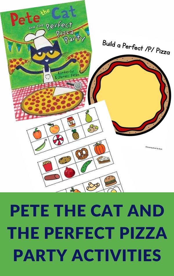 printable activities to do with Pete the Cat and the Perfect Pizza Party