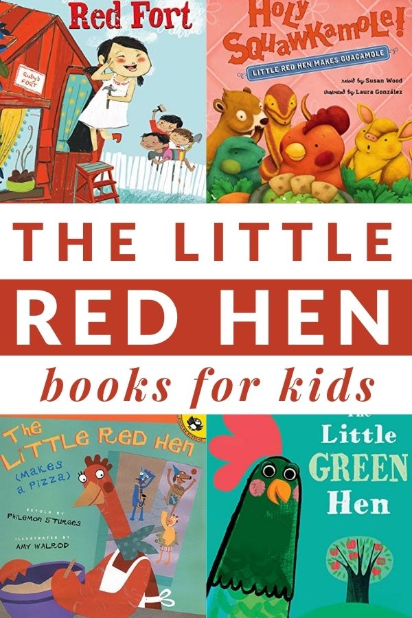 book variations of the little red hen