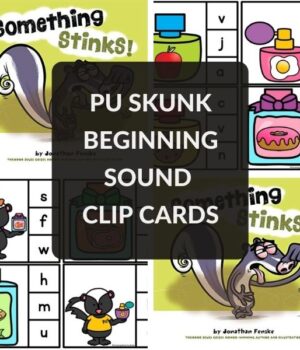 pu skunk clip cards
