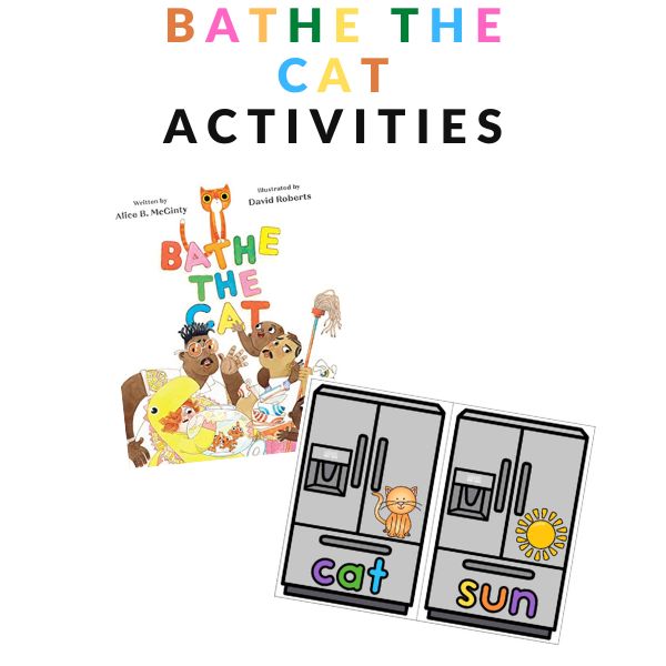 book activities for Bathe the Cat