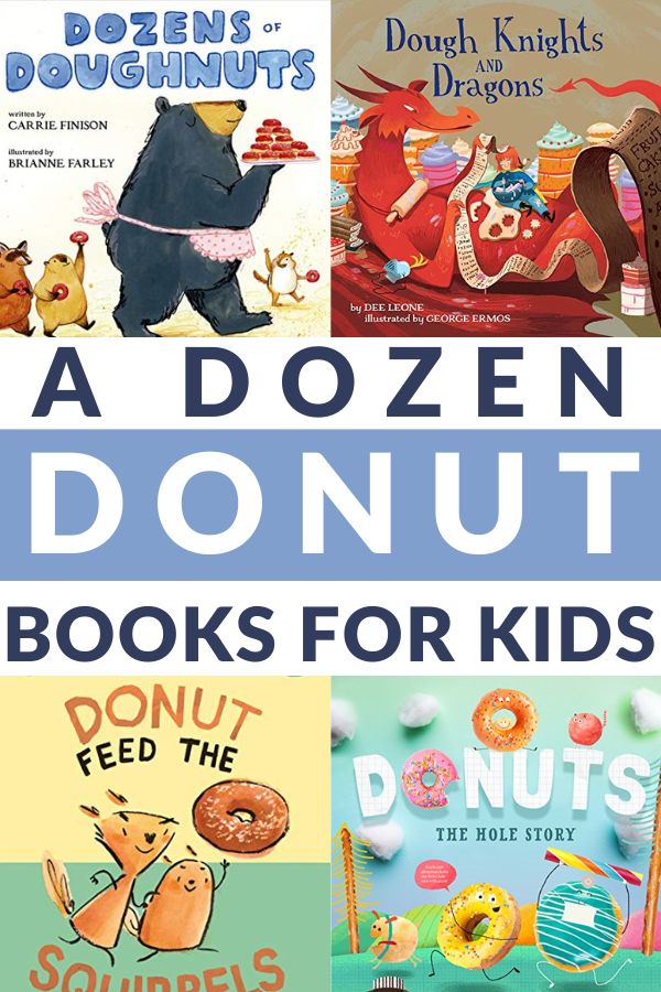 12 books about donuts for kids