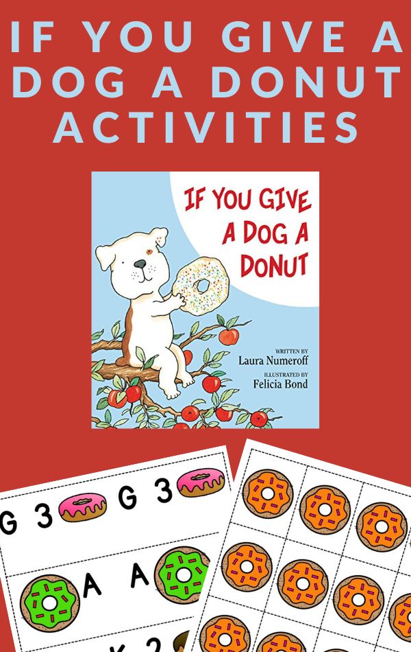 activities for If You Give a Dog a Donut