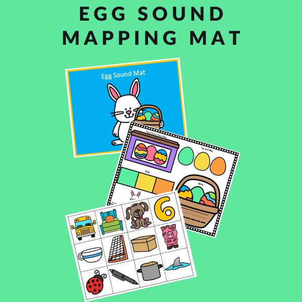 sound mapping mat with Easter theme