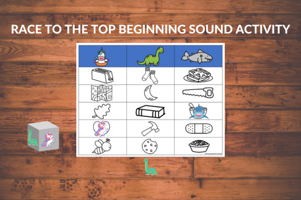 RACE TO THE TOP BEGINNING SOUND ACTIVITY 