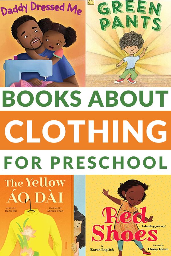 CLOTHING THEME BOOKS FOR PRESCHOOLERS