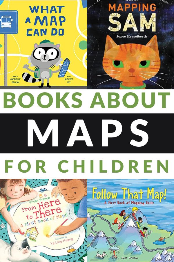 MAP BOOKS FOR CHILDREN