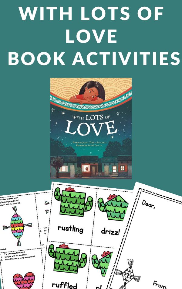 book activities for with lots of love book