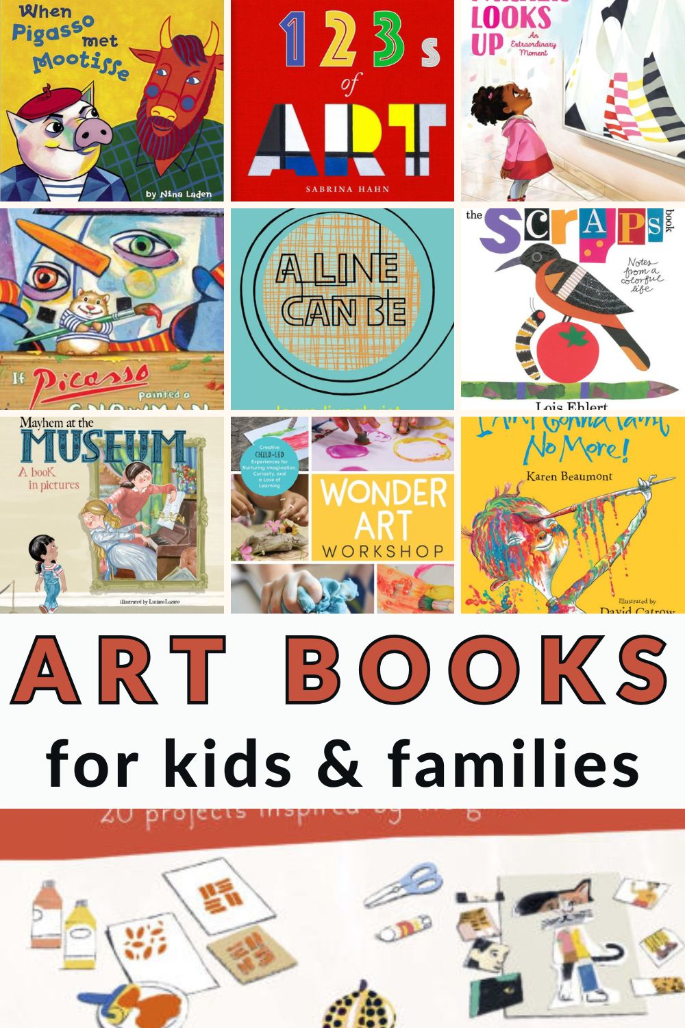 books about art from artists to techniques for kids