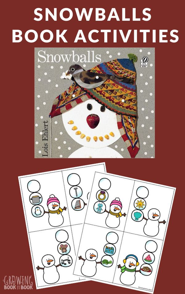 book activities to go with Snowballs by Lois Ehlert